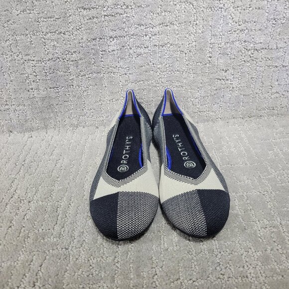 Rothy’s The Flat Cap Toe Black Slip On Round Toe Shoes Women's Size US 8, 9 - Picture 9 of 11